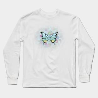 Butterfly Colorful background Long Sleeve T-Shirt